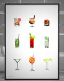 Nine Cocktails