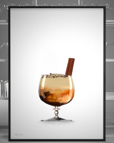 White Russian Poster